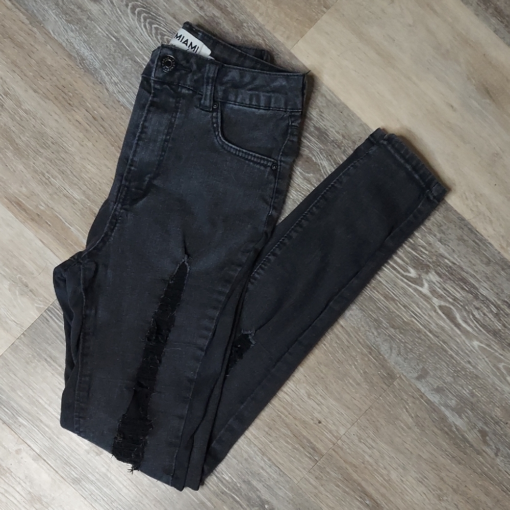 Miami Dark Gray Skinny Jeans